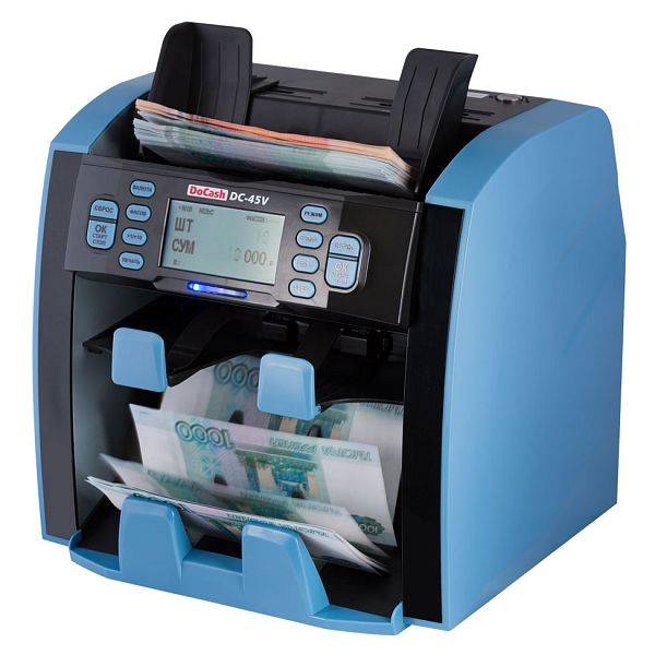 Счётчик банкнот docash dc-45v